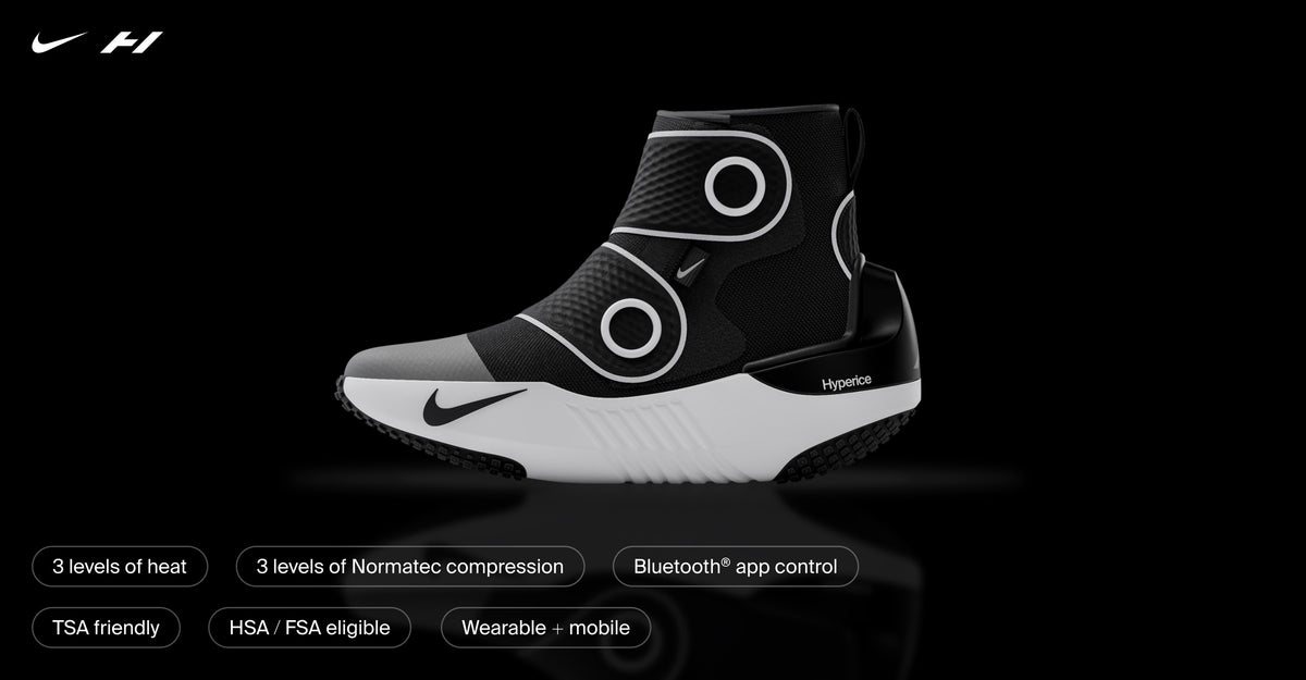 Hyper Rralistic Boot Hyperboot by Nike x Hyperice | Heat and Normatec