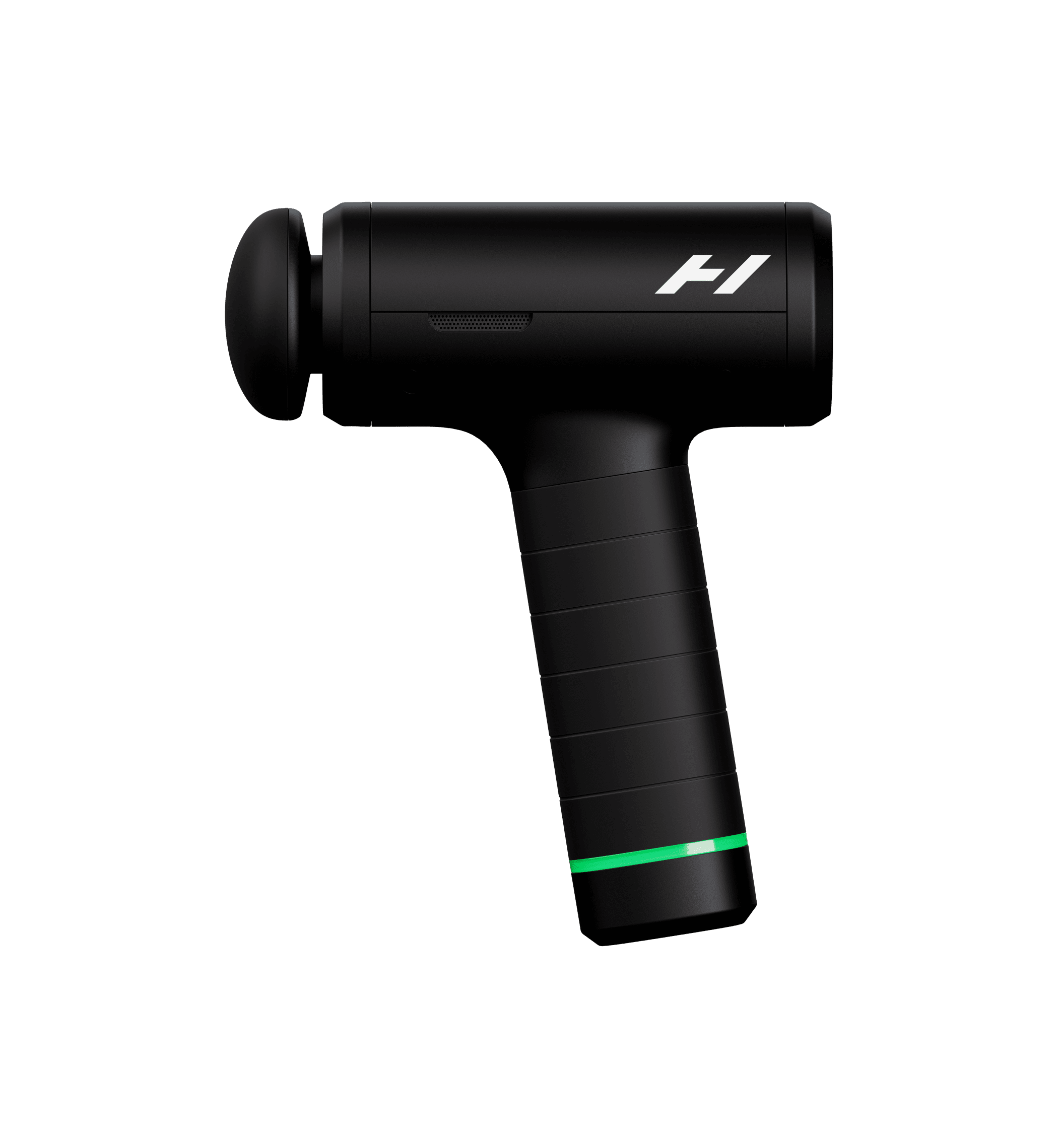 Render of a Hypervolt 3 Pro massage device