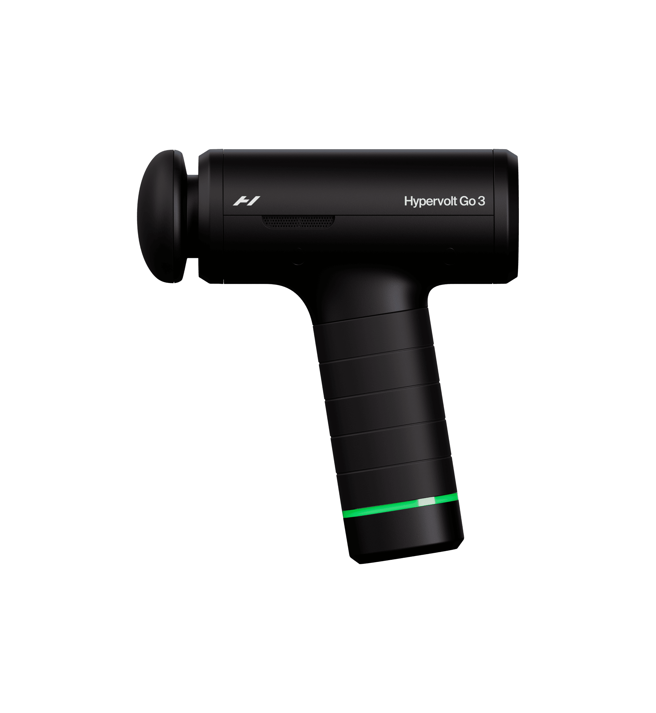 render of a Hypervolt Go 3 device on a transparent background